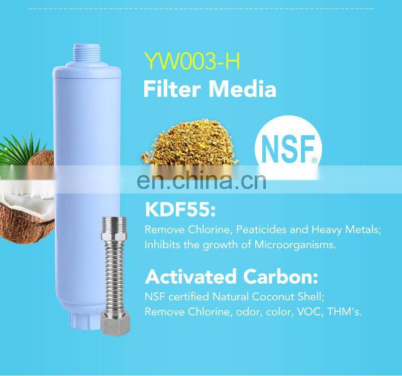 RV Water filter with Flexible Hose Protector remove Chlorine Sediment in drinking water