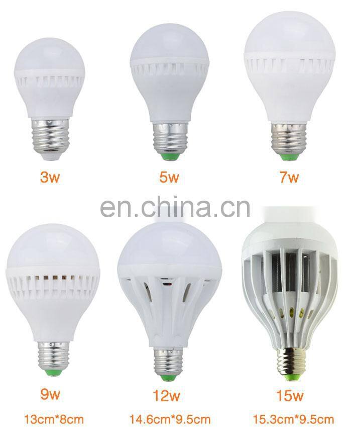 battery backup e27 9w led emergency bulb light kit