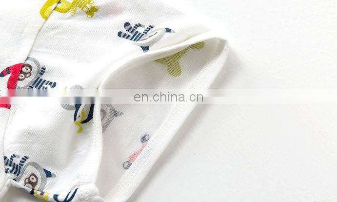2018 Fashion Organic Baby Body Suit Children's Short Sleeve Toddlers Rompers