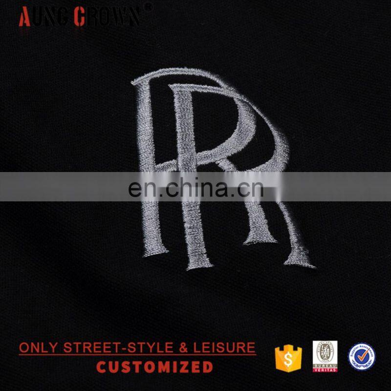 Wholesale OEM 2017 new arrival black polo collar style shirts design