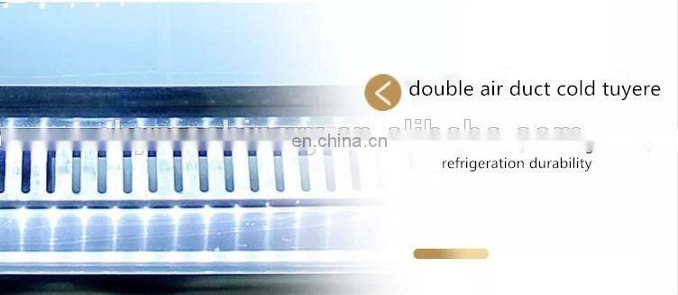 Open front cooler display cabinet/Supermarket Bakery Cake Display Cabinet Showcase Refrigerator/Refrigerated display cabinet