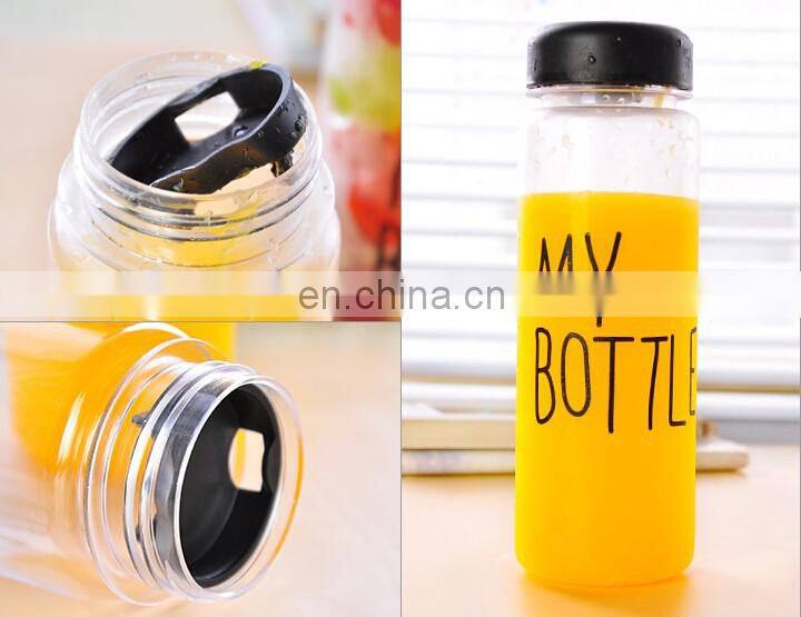 Hot sale clear my bottle water bottle with 500ml