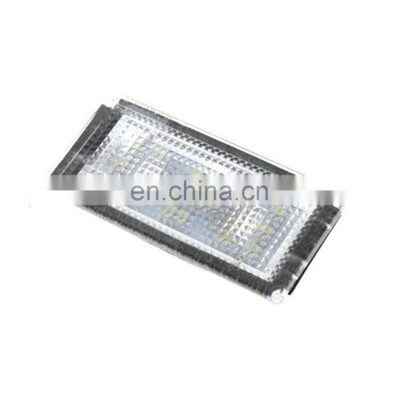 2Pcs Error Free 18 LED Number License Plate Light For BMW E66 E65 7-Series 735i 2006-2008 White 12V Canbus License Plate Light