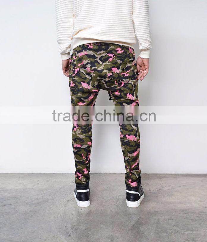 Camouflage Fleece Drop Baggy Sweatpants Standard Sports