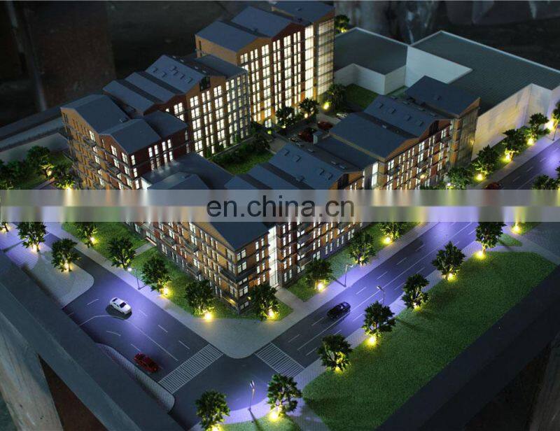 Conceptual building scale model maker for company display