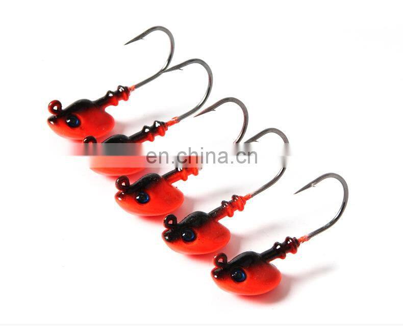 Company supply OEM Sinking fishing jig head hook