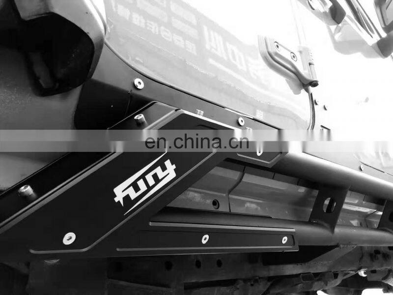 Aluminum Running Board for Jeep Wrangler JK/JL Side Step Accessories Black Side Step Bar