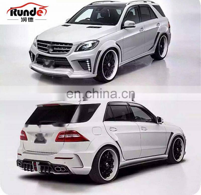 RD Good Quality FRP Material WD Style Wide Car Body Kit For Mercedes BENZ ML X166 body kit