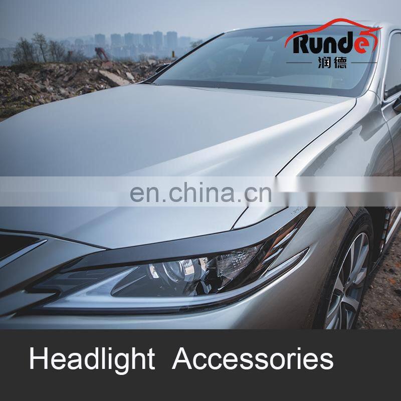 Runde PP Material Body Parts With Front Rear Lip Spoiler Side Skirt Rear View Mirror Fender For 2018-2021 Lexus ES body kit