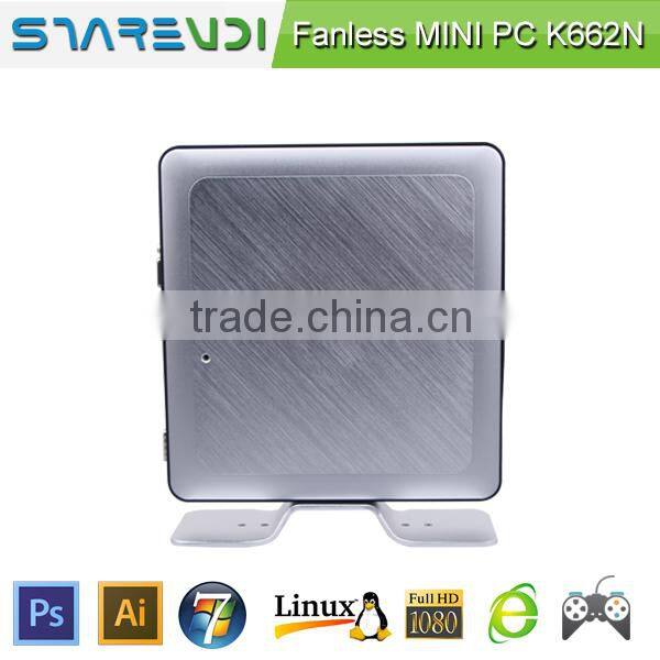 sharevdi fanless mini pc low power 10w intel bay trail J1900 quad core 2.0-2.41Ghz 2GB RAM 16GB SSD