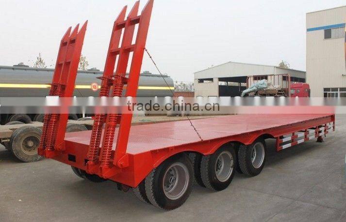 50T low bed semi trailer low bed trailers model 0086-13635733504