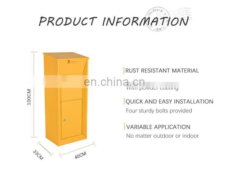 Foldable disassemble Parcel Box Drop Delivery Insulated Parcel Container Parcelbox