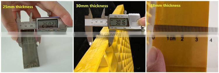 long lifetime walkway high strength plastic FRP grating for rooftop solar power station