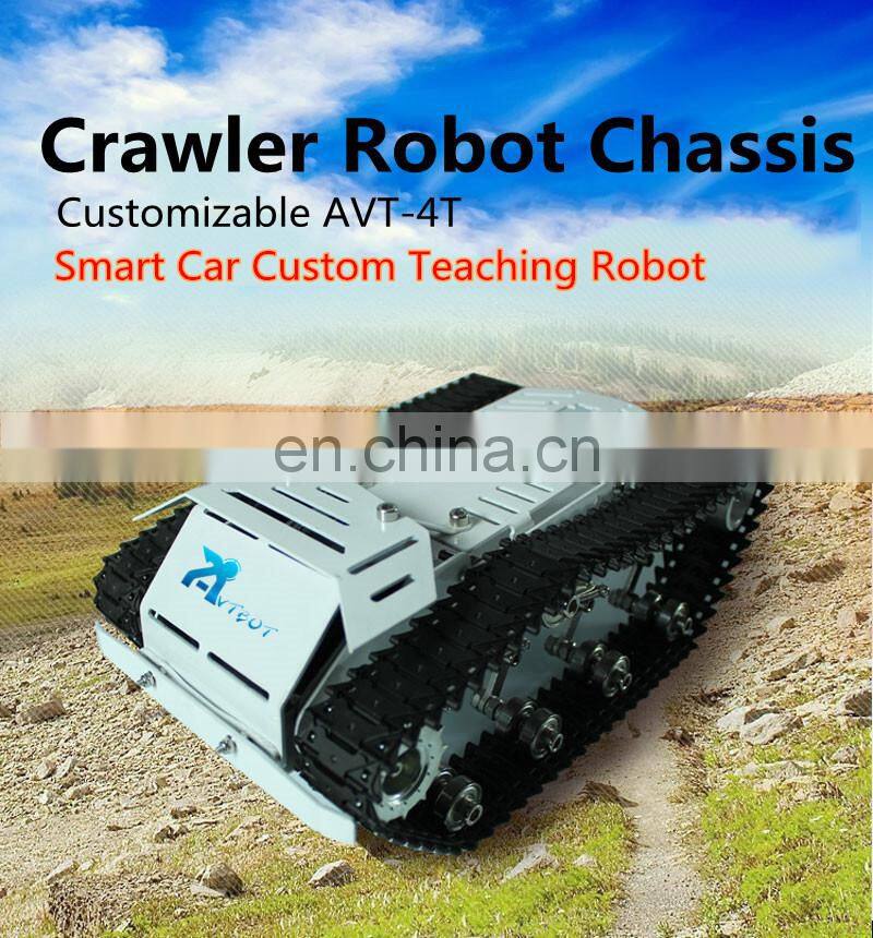 cheap education metal tracked robot tracks platform with remote control