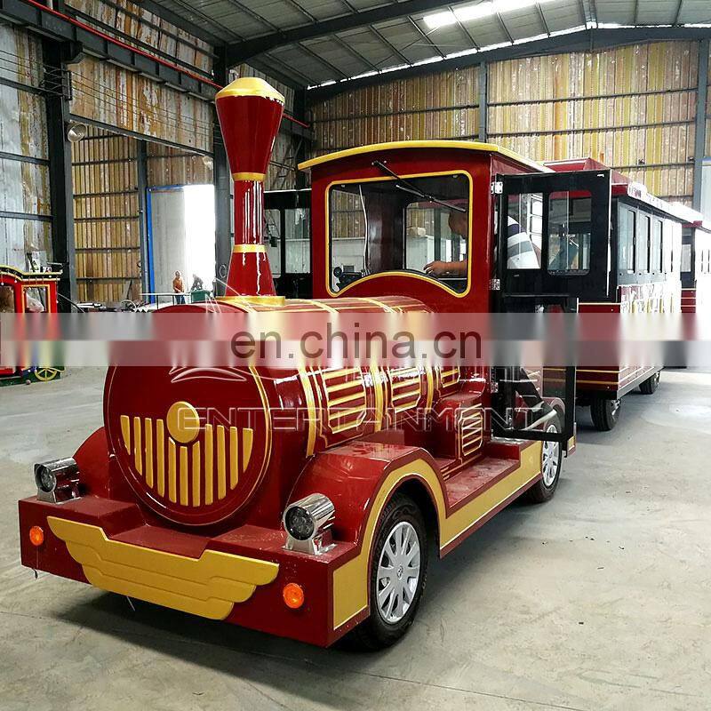 High Quality Large Attraction Park Equipment Trackless Train Ride On Sale
