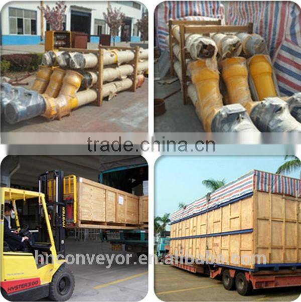 Vertical screw conveyor machine