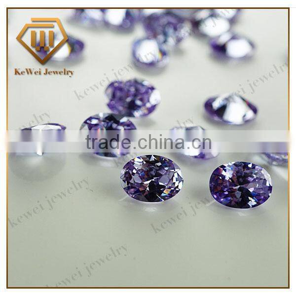 Medium Size Gemstone Prices Oval Shape Apple Green 6*8mm AAA Grade Artificial Stones