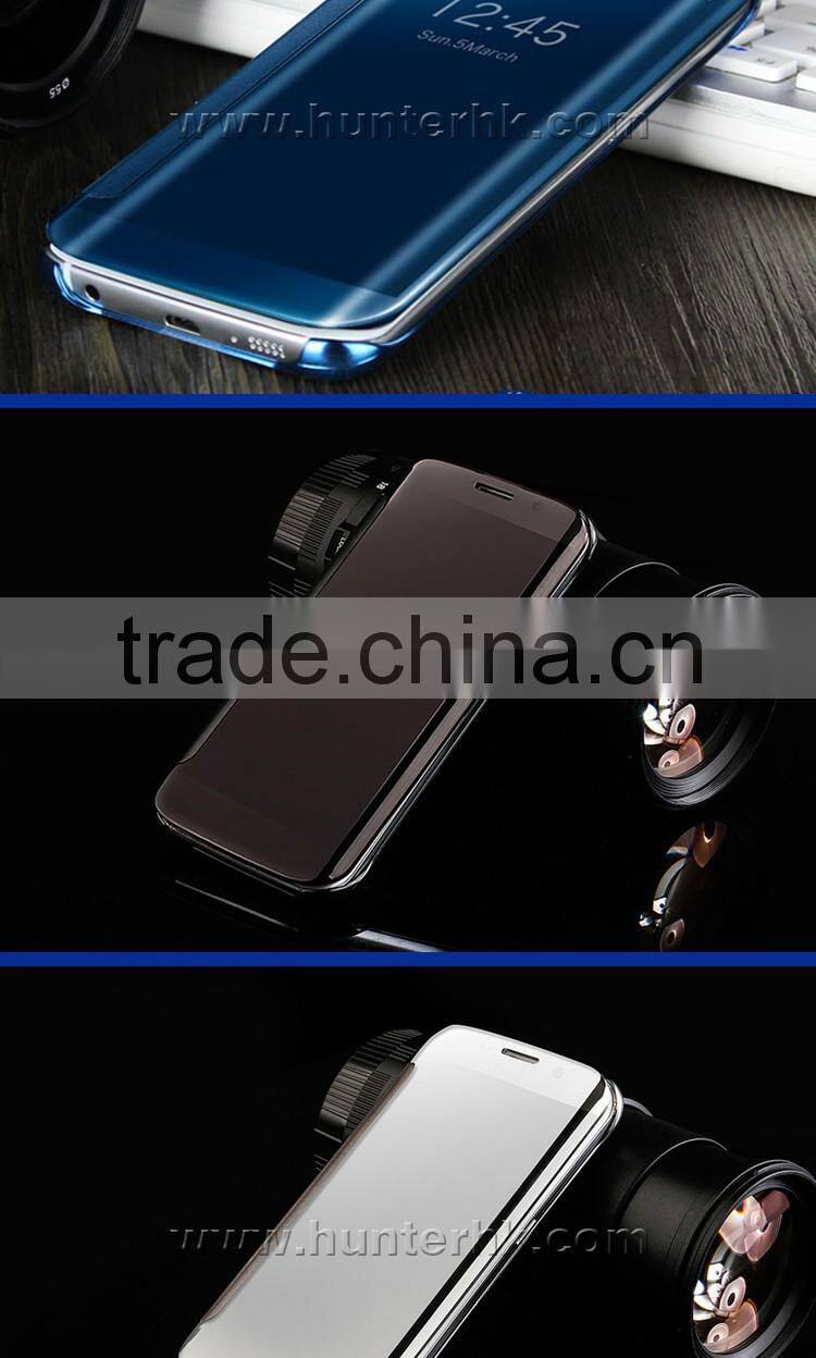 Clear hard Cover Wallet Case For Samsung S6