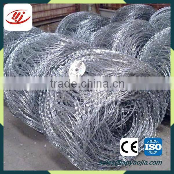 Cross Type Razor Barbed Wire Mesh