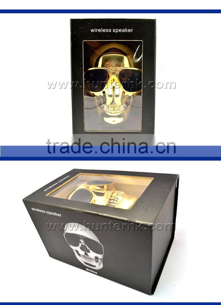Christmas Season Skull Head Shape Bluetooth Speaker