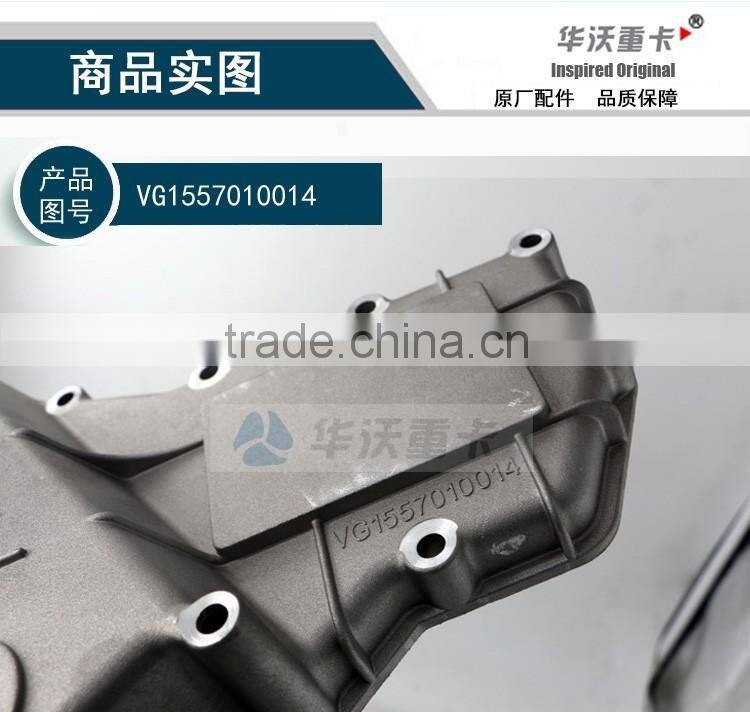 SINOTRUCK Engine Oil cooler cover,Euro III engine oil cooler cover,VG1557010014