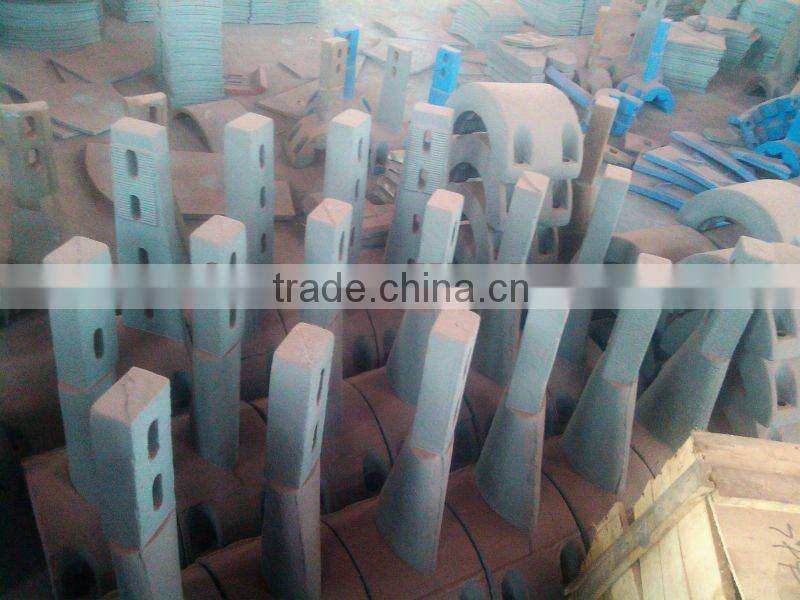 concrete mixer plant truned cross arm with counter piece
