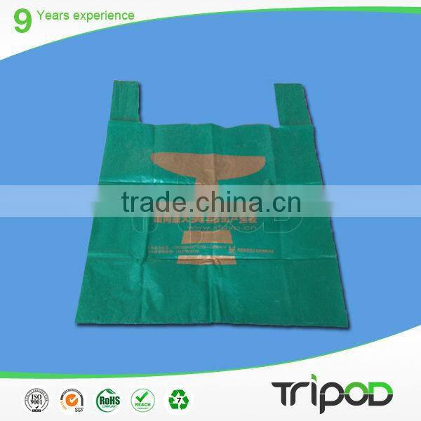 vest handle plastic bag,poly shopping bag,custom printing bag