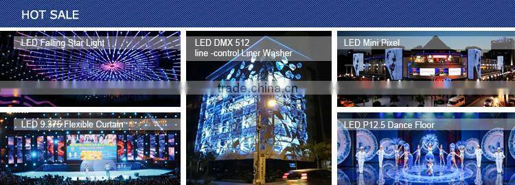 IP 42 waterproof falling star led light strip for disco /bar
