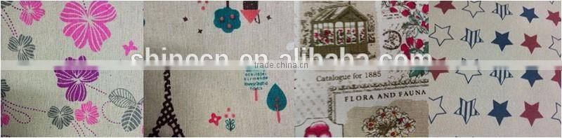 Customized size lovely customized cartoon DIY crafts decoration burlap and cotton roll