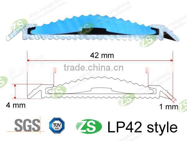 Aluminum laminated stair nosing for floor tile skirting
