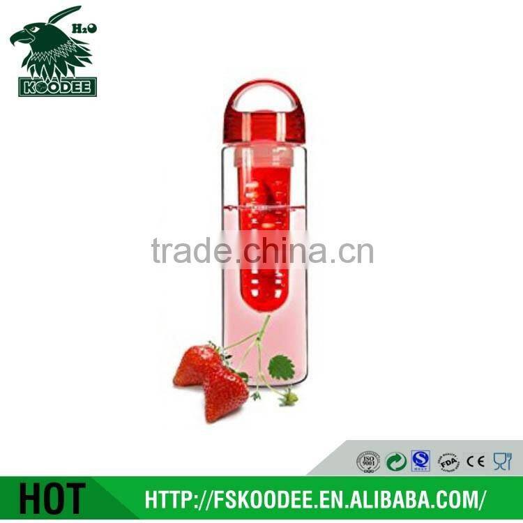 Infuser Water Bottle 25 ounce in TRITAN Copolyester,BPA FREE, save beverage at home or to go