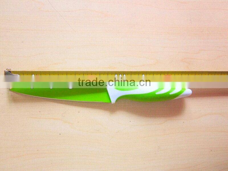 5 pcs titanium kitchen knife set