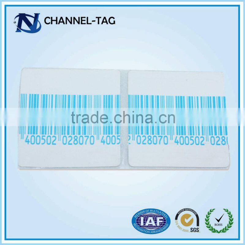 Channel-tag EAS label, eas soft label, rf soft label tag