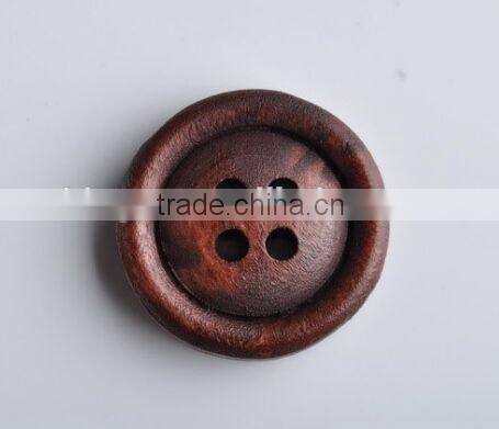 Sedex Audited Factory 2 Pillar Wooden 2 Holes Button