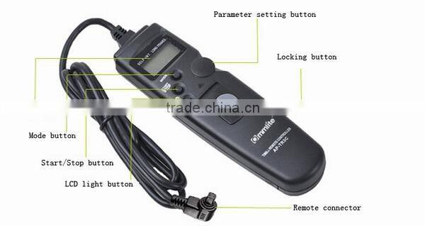 Commlite Wired Timer Control Shutter Release For DSLR Canon 7D 5D Mark III 5D Mark II 50D 40D