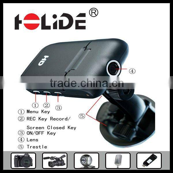 720P car camera with 120 degree wide angle lens DVR01A