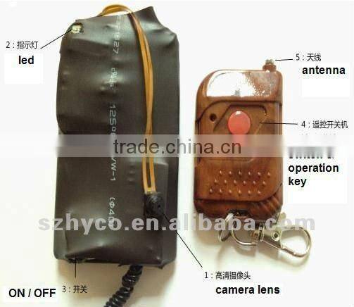 hidden video camera with long time recording