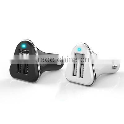 Factory Wholesale Car Charger 3 USB Car Charger Mobile Phone Battery Charger