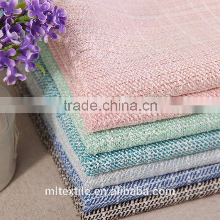 polyester cotton Woolen spinning fabric/women suit fabric