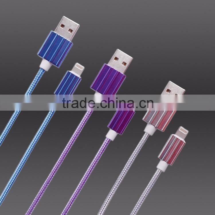 MFI cable supplier for Lightening Braided MFi Certified Reliable Charging mfi usb data cable