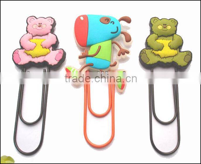 Cute design promotional gift paper clip bookmark