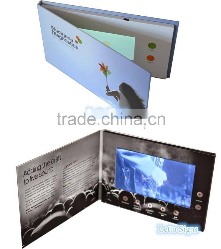 Custom business Video Brochure Presentation Card