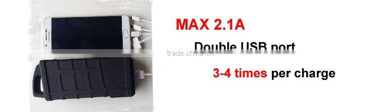 SUNPOW 12,000mAh 12V jump starter battery charger super power bank jump starter