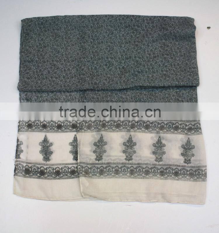 2016 fashion scarf 100% polyester fashion scarf