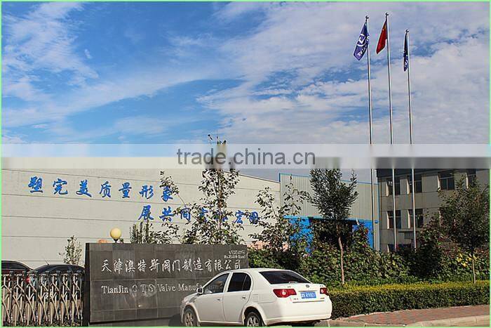 BV-DS141 ISO 5211 double flanged ductile iron butterfly valve