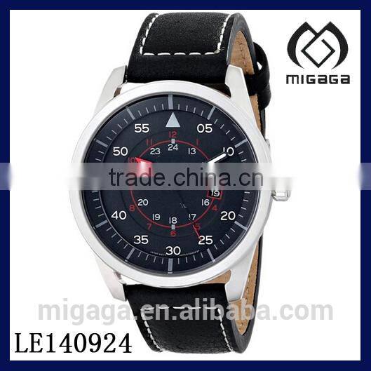 Men's Sport Analog Display Japanese Quartz Black Sport Fashion Watch