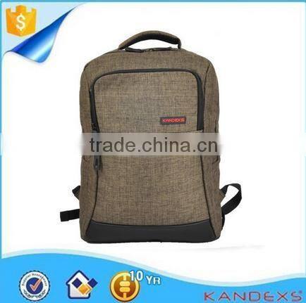 wholesale factory price in stock canvas durable leisure backpack,shoulder laptop backpack