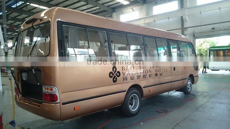 7.5m 26 seats Coaster type mini bus with cummings engine HM6700