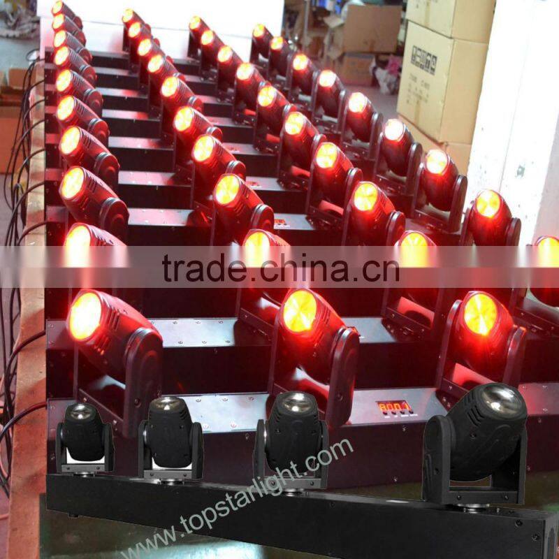 Small LED RGBW Mini moving head/High brightness led moving head beam