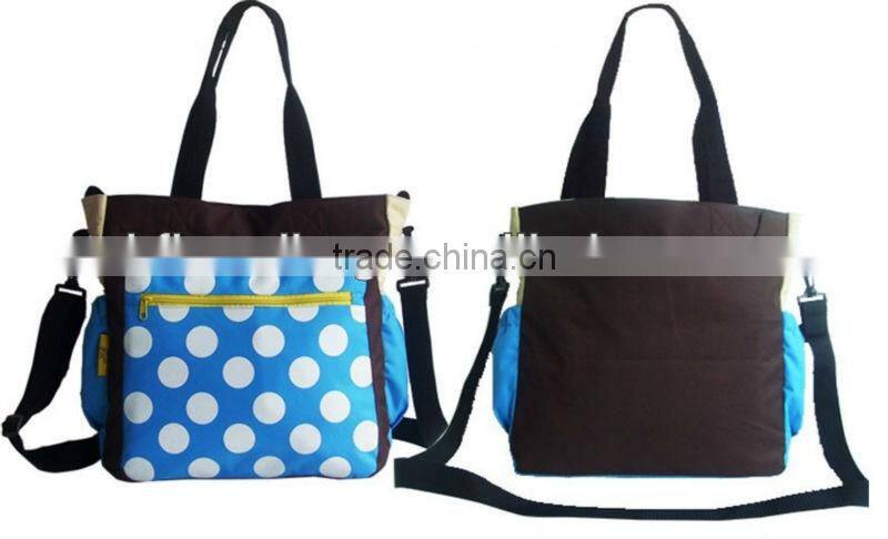 High quality functional polyester diaper bag